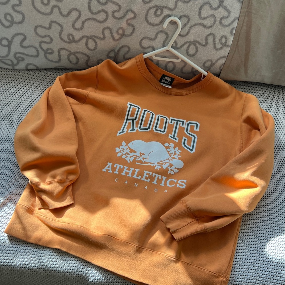 Roots Mustard Crewneck